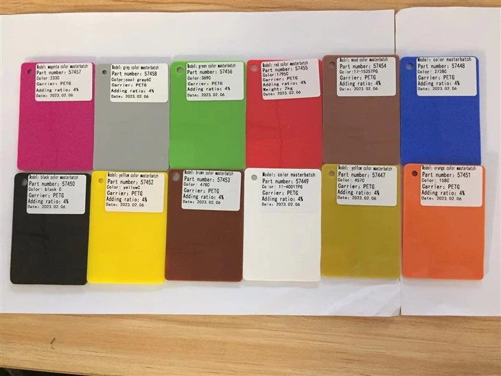 color swatch for PETG